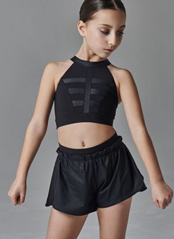 2EEA7DE4-A91A-4029-B738-084E89A86BEC Girls Shield Jazz Shorts by Viella