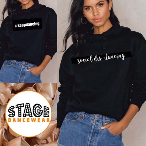 03ADF049-F0B7-44CF-9E1C-E76CFDB8CD93 Social dis-dancing crop hoodie by Stage Dancewear