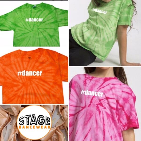 987F7E47-ABC2-4916-A5EF-5A4C2BB01887 #dancer tie dye crop tee by Stage Dancewear
