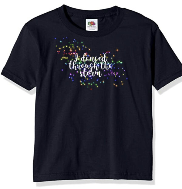 Rainbow Danced thru Storm tee by Stage Dancewear