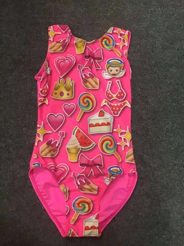 84B533F8-ED10-464E-B664-F4744E7B52EB Candy Floss Emoji Leotard