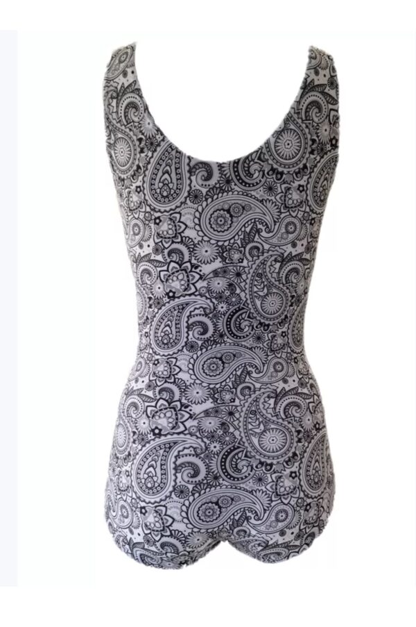 Paisley Print Lycra Leotard