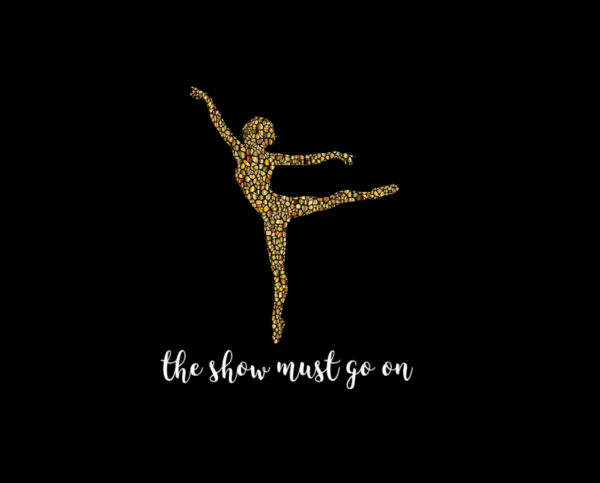 1C6F857B-66B8-43A2-9A7C-F4841A879341 The Show Must Go On Dancer hoodie by Stage Dancewear