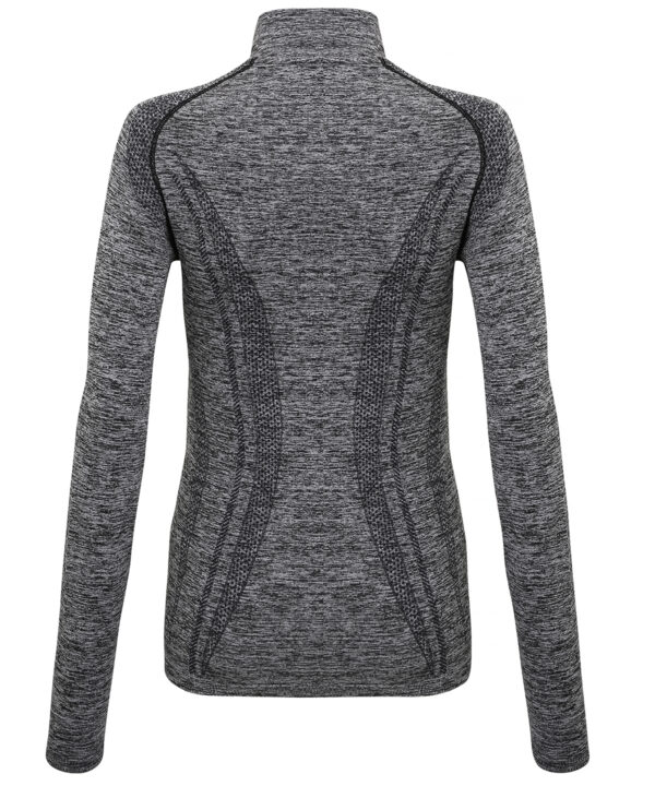 D26CDB31-17B2-4EF3-915C-E54C392072DF Seamless 3D fit multi sport performance zip top