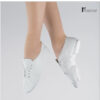 1st position White Split Sole Jazz Adult Size