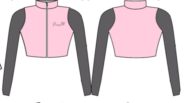 IMG_6058 Penny M 19 Crop Zip Jacket